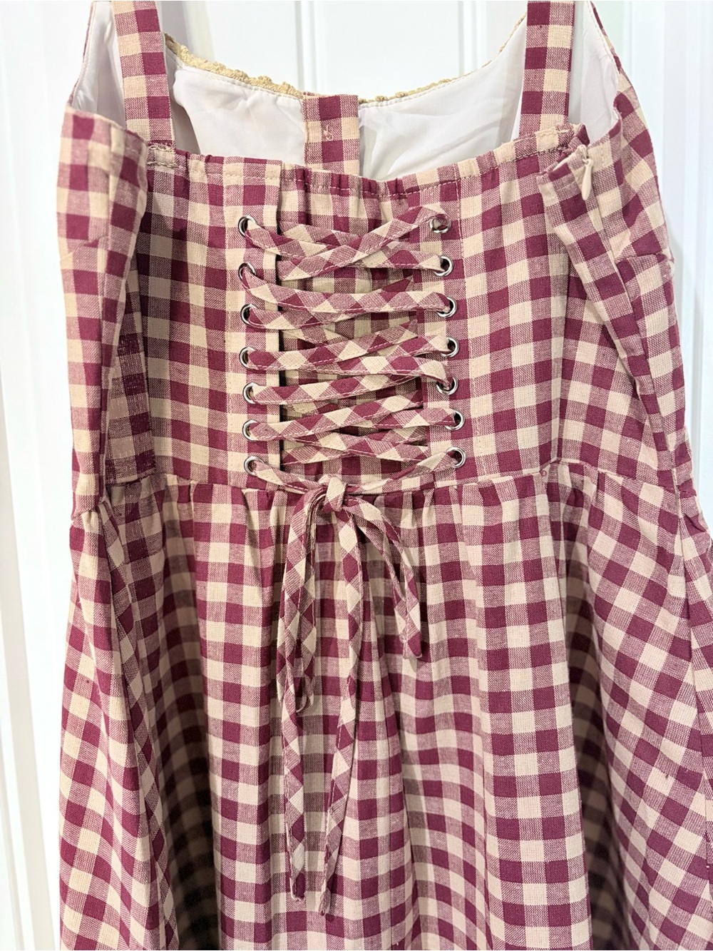 Cider Cotton-Blend Square Neck Maxi Dress - Picture 6 of 7